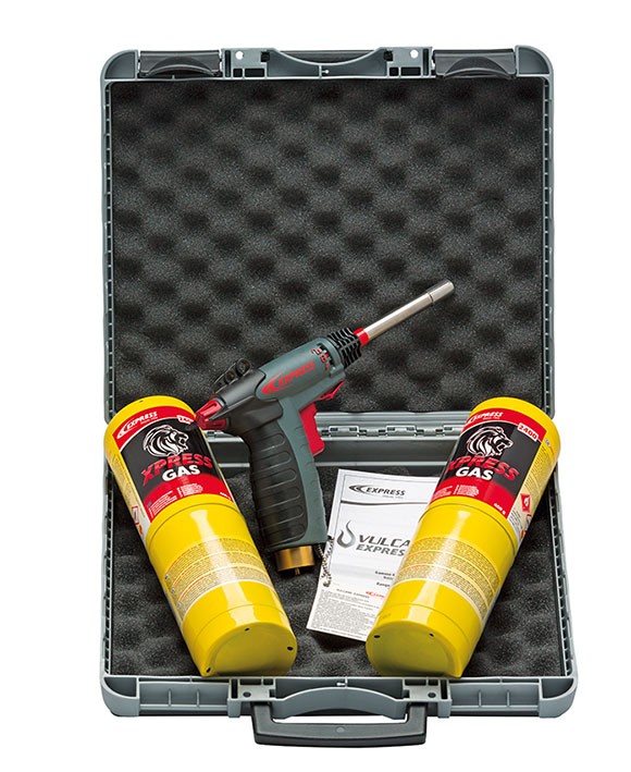 Chalumeau Vulcane Express et ses 2 cartouches XPRESS GAS™ 470A