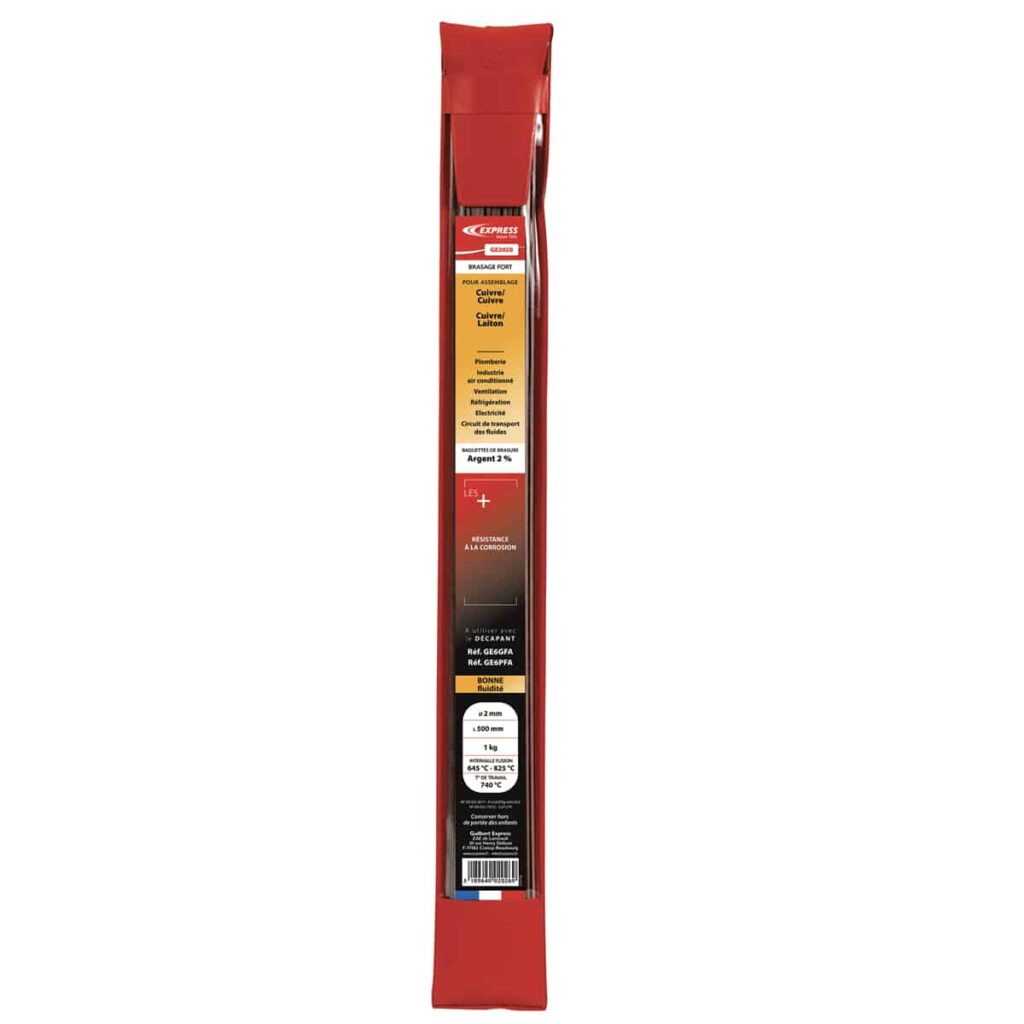 Baguettes de brasure argent Réf. GE202B
