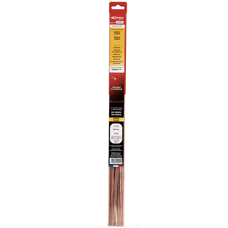Baguettes de brasure argent Réf. GE202C