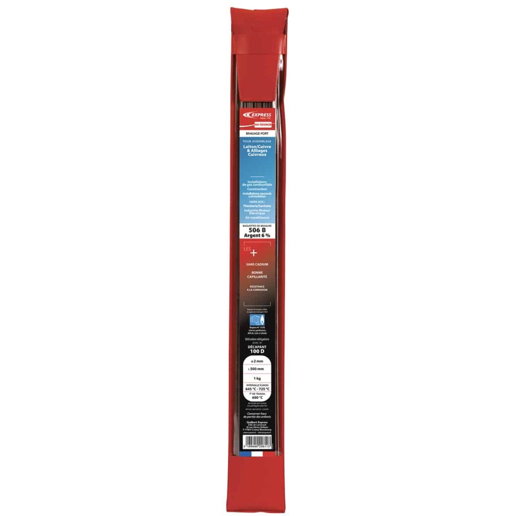 Baguettes de brasure ATG Réf. GE206GB
