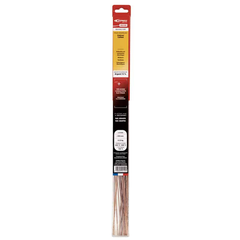 Baguettes de brasure argent Réf. GE215D