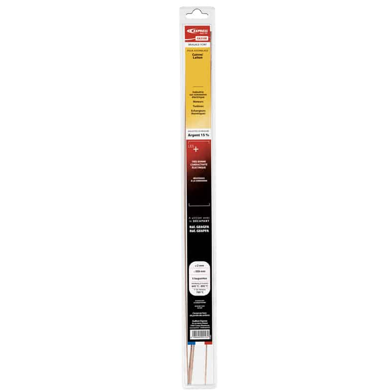 Baguettes de brasure argent Réf. GE215E