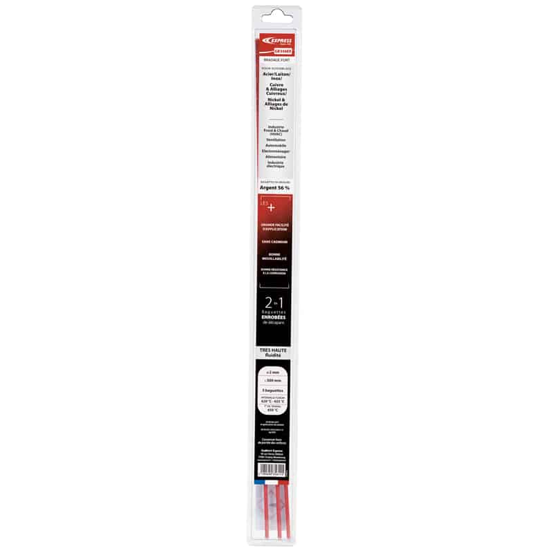 Baguettes de brasure enrobées Réf. GE356EE