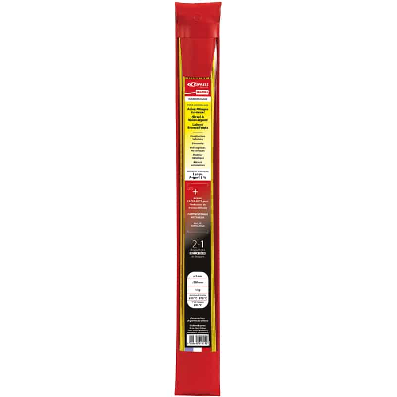 Baguettes de brasure avec enrobant Réf. GE41CEB3