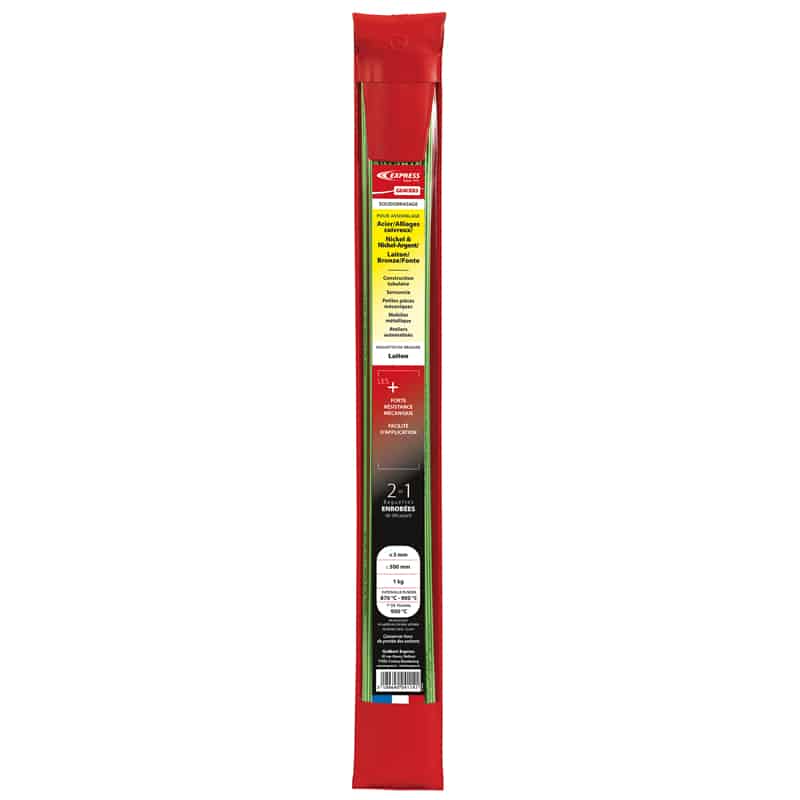 Baguettes de brasure avec enrobant Réf. GE4CEB3
