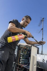 Exemple d'utilisation du chalumeau Vulcane Express en configuration climatisation