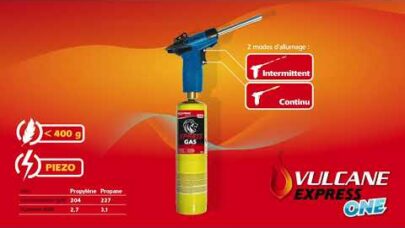 Tests du chalumeau Vulcane Express Réf. G460 en situation